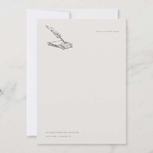 Crow-quilled page- Regency Correspondence (Vorderseite)