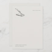 Crow-quilled page- Regency Correspondence (Vorne/Hinten)