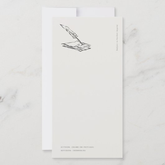 Crow-quilled page- Regency Correspondence (Vorderseite)