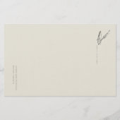 Crow-quilled page- Regency Correspondence Briefpapier (Vorderseite)