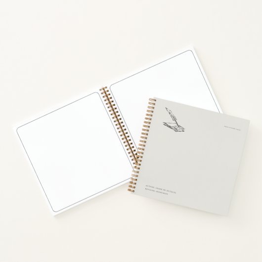 Crow-quilled page- Regency Correspondence Notizblock (Innenseite)