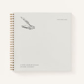 Crow-quilled page- Regency Correspondence Notizblock (Vorderseite)