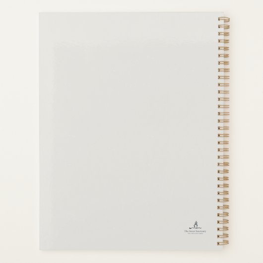 Crow-quilled page- Regency Correspondence Planer (Rückseite)