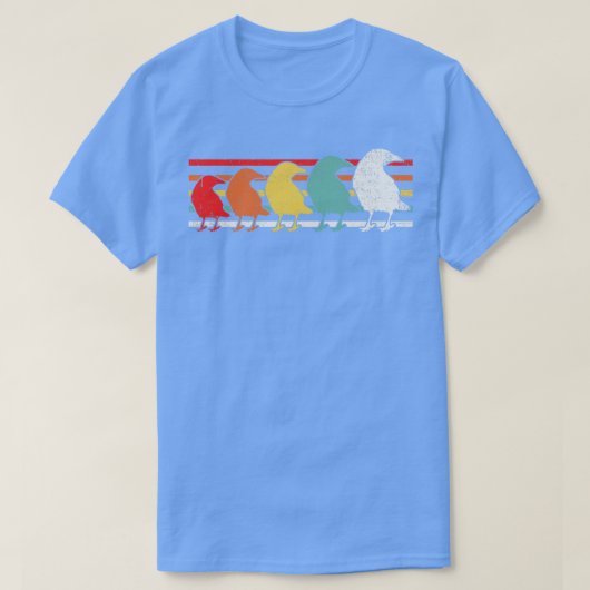 Crow Raven Bird 2 T-Shirt (Design vorne)
