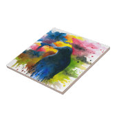 Crow Raven Bird 71 Fliese (Seite)
