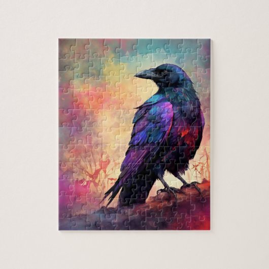 Crow Raven Bird 97 Puzzle (Vertikal)