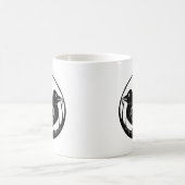 Crow Raven Bird aus Holz geschnitten Tasse (Mittel)