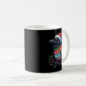 Crow Raven Bird Ugly Sweater Weihnachtsmannmütze W Kaffeetasse (VorderseiteRechts)