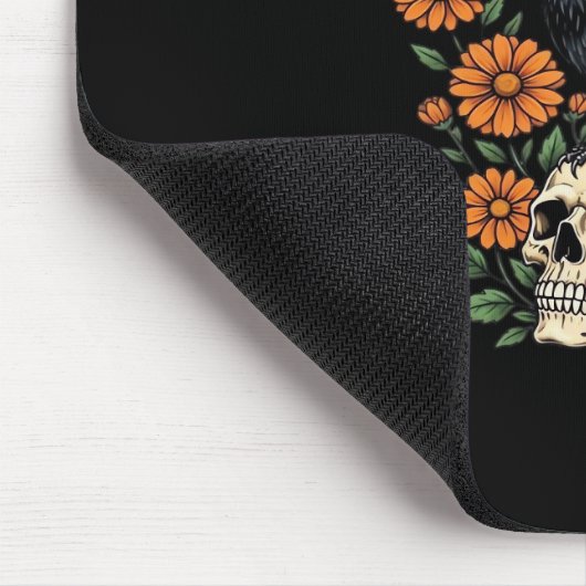 Crow Raven F-Caw-F Funny Halloween Gothic Creative Mousepad (Ecke)