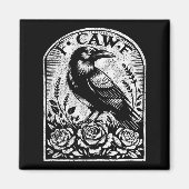 Crow Raven F Caw F Magnet (Vorne)