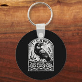 Crow Raven F Caw F  Schlüsselanhänger (Vorderseite)
