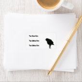 Crow/Raven-Foto Adressaufkleber (Insitu)