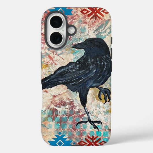 Crow Raven iPhone Case (Rückseite)