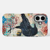 Crow Raven iPhone Case (Rückseite (Horizontal))