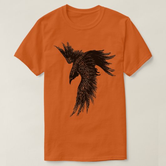 Crow Raven Kattegat Viking Zubehör für Viking T-Shirt (Design vorne)