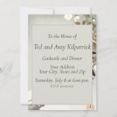 Crow Raven Koson Japanese Bird Einladung (Rückseite)