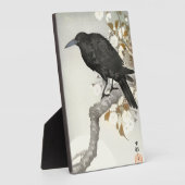 Crow Raven Koson Japanese Bird Fotoplatte (Seite)