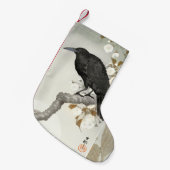 Crow Raven Koson Japanese Bird Kleiner Weihnachtsstrumpf (Vorderansicht (hängend))