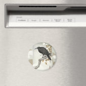 Crow Raven Koson Japanese Bird Magnet (In Situ (Geschirrspüler))