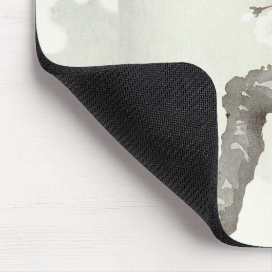 Crow Raven Koson Japanese Bird Mousepad (Ecke)