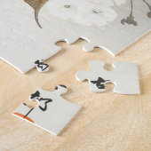 Crow Raven Koson Japanese Bird Puzzle (Seite)