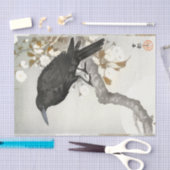 Crow Raven Koson Japanese Bird Seidenpapier (Handwerk)