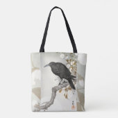 Crow Raven Koson Japanese Bird Tasche (Rückseite)