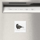 Crow raven magnet (In Situ (Geschirrspüler))