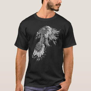 Crow Raven Nord Mythology Viking Nordic Symbol Cu T-Shirt