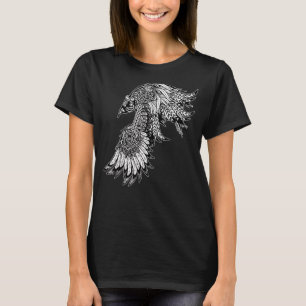 Crow Raven Nord Mythology Viking Nordic Symbol Cu T-Shirt