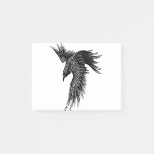 Crow Raven Norge Viking Symbol Post-it Klebezettel