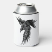 Crow Raven Norse Viking Symbol Dosenkühler (Kanne Rückseite)