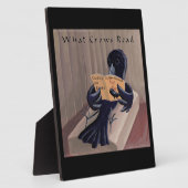 Crow Reading the Raven Funny Fotoplatte (Seite)