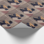 Crow Reading the Raven Funny Geschenkpapier (Ecke)