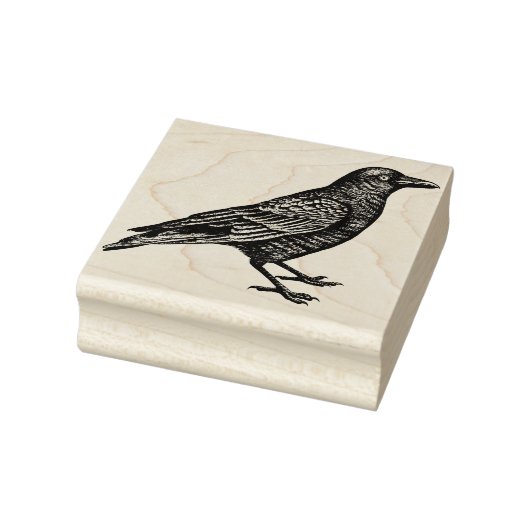 Crow Rubber-Briefmarke Gummistempel (Stempel)
