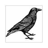 Crow Rubber-Briefmarke Gummistempel (Prägung)