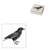 Crow Rubber-Briefmarke Gummistempel (Stempel)