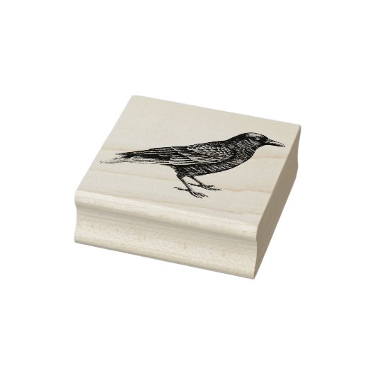 Crow Rubber-Briefmarke Gummistempel (Stempel)