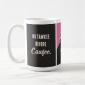 Crow Santa Pink Black Cawfee Christmas Coffee Mug Kaffeetasse (Links)