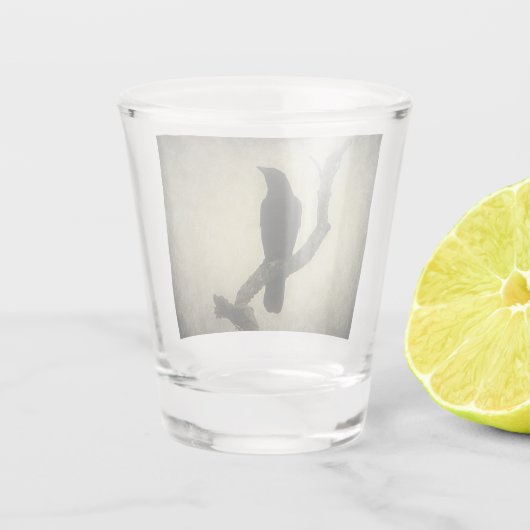 Crow Schnapsglas (Rückseite)