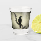 Crow Schnapsglas (Vorderseite)