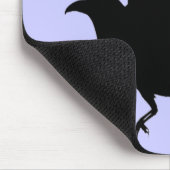 Crow - schwarz mousepad (Ecke)