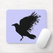 Crow - schwarz mousepad (Mit Mouse)