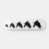 Crow - schwarz skateboard (Horizontal)