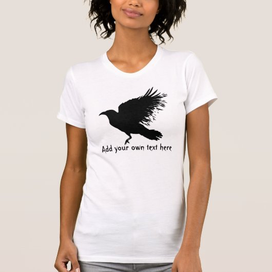 Crow - schwarz T-Shirt (Vorderseite)