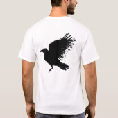 Crow - schwarz T-Shirt (Rückseite)