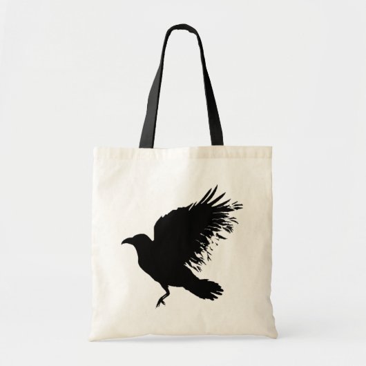 Crow - schwarz tragetasche (Vorne)