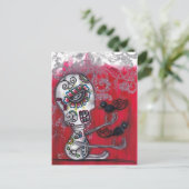 Crow Secrets Postcard Postkarte (Stehend Vorderseite)