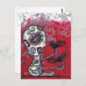 Crow Secrets Postcard Postkarte (Vorne/Hinten)