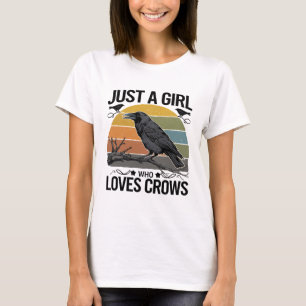 Crow Shirt Funny Birds Lover Crow